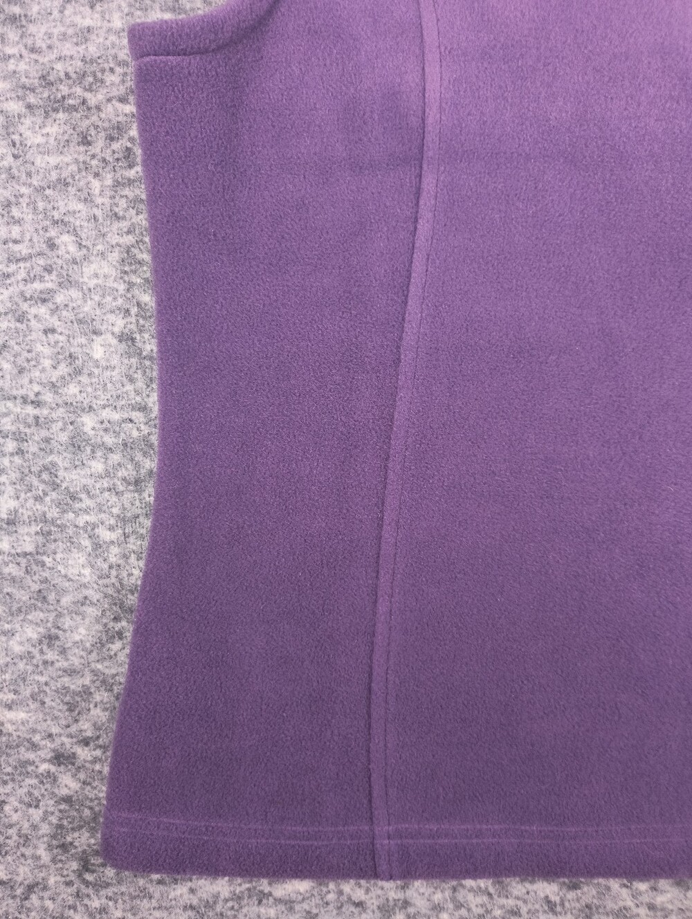 Columbia fleece zip vest, purple, women's large - Picture 12 of 15